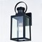 Vaxcel Medinah 1 Light Black Motion Sensor Dusk to Dawn Outdoor Wall Lantern Clear Glass T0602 - alternate 5